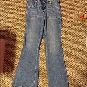 American Eagle Outfitters Flare Jeans in Blue